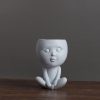 Nordic Style Girl Doll Modern Home Decoration Resin Vase - Image 18