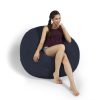 Jaxx Saxx 4' Removable Cover Round Bean Bag - Image 24