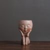 Nordic Style Girl Doll Modern Home Decoration Resin Vase - Image 15