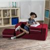Jaxx Zipline Modular Kid's Loveseat and Ottoman - Image 8