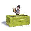 Jaxx Zipline Modular Kid's Loveseat and Ottoman - Image 11