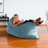 Jaxx 5.5' Pillow Saxx Chenille Bean Bag Pillow - Image 4