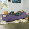 Jaxx Arlo Chaise Lounge Bean Bag Chair - Image 9