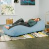 Jaxx Arlo Chaise Lounge Bean Bag Chair - Image 6