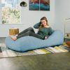 Jaxx Arlo Chaise Lounge Bean Bag Chair - Image 7