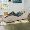 Jaxx Arlo Chaise Lounge Bean Bag Chair - Image 40