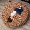 Jaxx 6' Cocoon Faux Fur Bean Bag Chair - Image 6