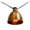 Electric Café String Lights with 10 Bronze Dome Metal Shades - Image 2