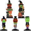 Halloween Pumpkin Man Witch Home Table Decoration - Image 5