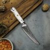 Minimal Damascus Steak Knife Set of 4 - Image 2
