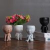 Nordic Style Girl Doll Modern Home Decoration Resin Vase - Image 7