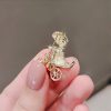 Sparkly Dinosaur Inspired Brooch - Image 4