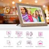 13.3" Wood WiFi Digital Photo Frame With Touchscreen & 16GB Memory - Image 2