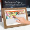 13.3" Wood WiFi Digital Photo Frame With Touchscreen & 16GB Memory - Image 4