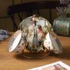 British Inspired Tea Set - Set of 4 or 6 with Rack - Image 3