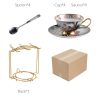 British Inspired Tea Set - Set of 4 or 6 with Rack - Image 6