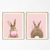 Bubble Gum Bunny Poster