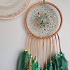 Handmade Green Dream Catcher - Image 3