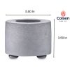 Colsen Round Concrete Tabletop Fire Pit - Image 5