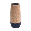 Cone, Set of 3 Cork Tealight Holders, Navy - Image 6