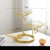 Creative Three-layer Storage Tray Wrought Iron Home Decoration - Image 7