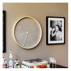 Mr Clarke Wall Clock 53cm, Clay Grey