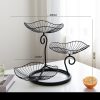 Creative Three-layer Storage Tray Wrought Iron Home Decoration - Image 2