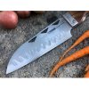 Folding Elite Santoku Knife with Leather Case - Image 2