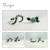 Rose and Thorn Earrings - Image 4