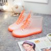 Jelly Transparent Rain Boots - Image 12