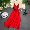 V-Neck Crossover Dress - Image 2