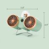 Mini Portable Fan - Double Outlets - Image 6